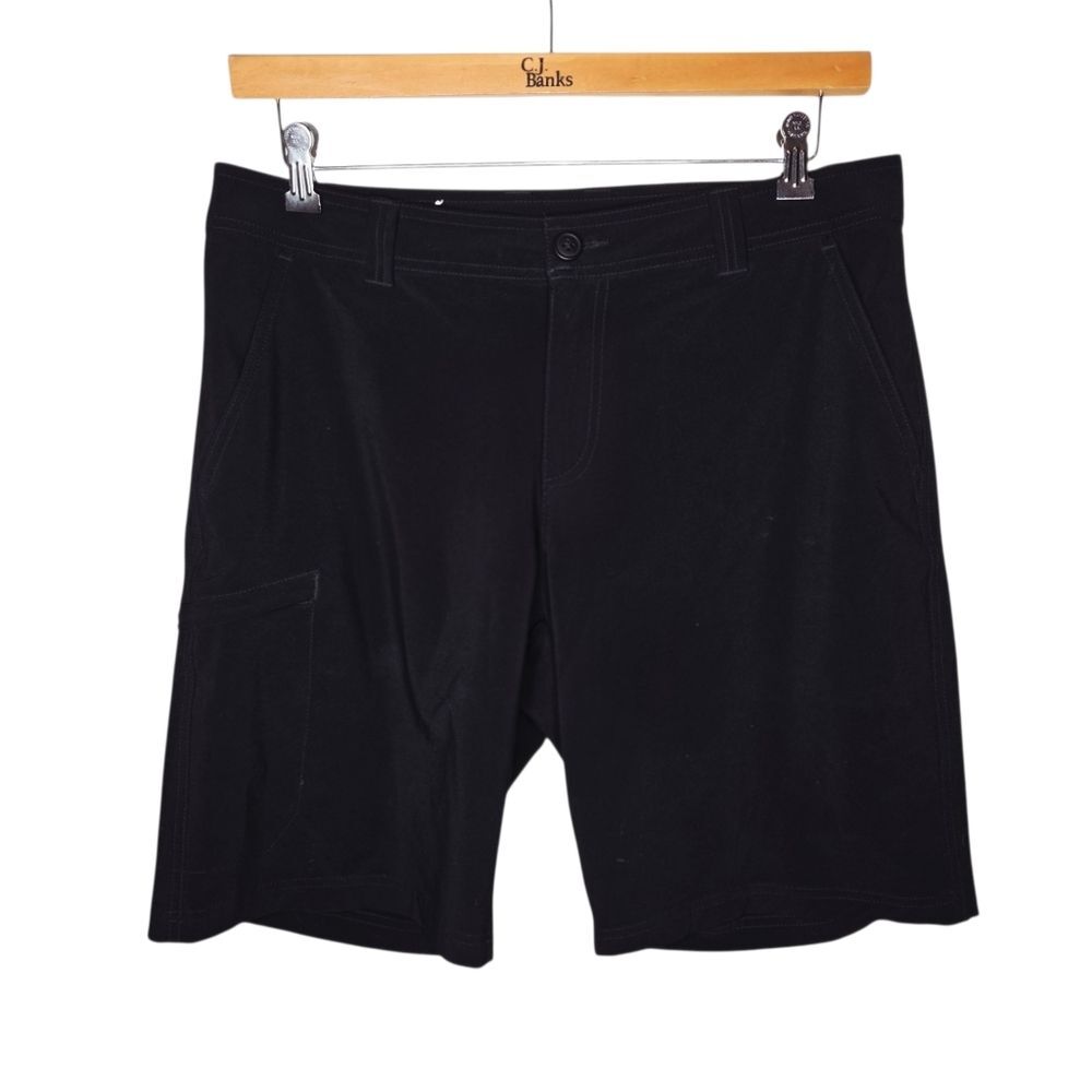 Columbia Mesa Park Men's Black Outdoor Golf Shorts, Size 34